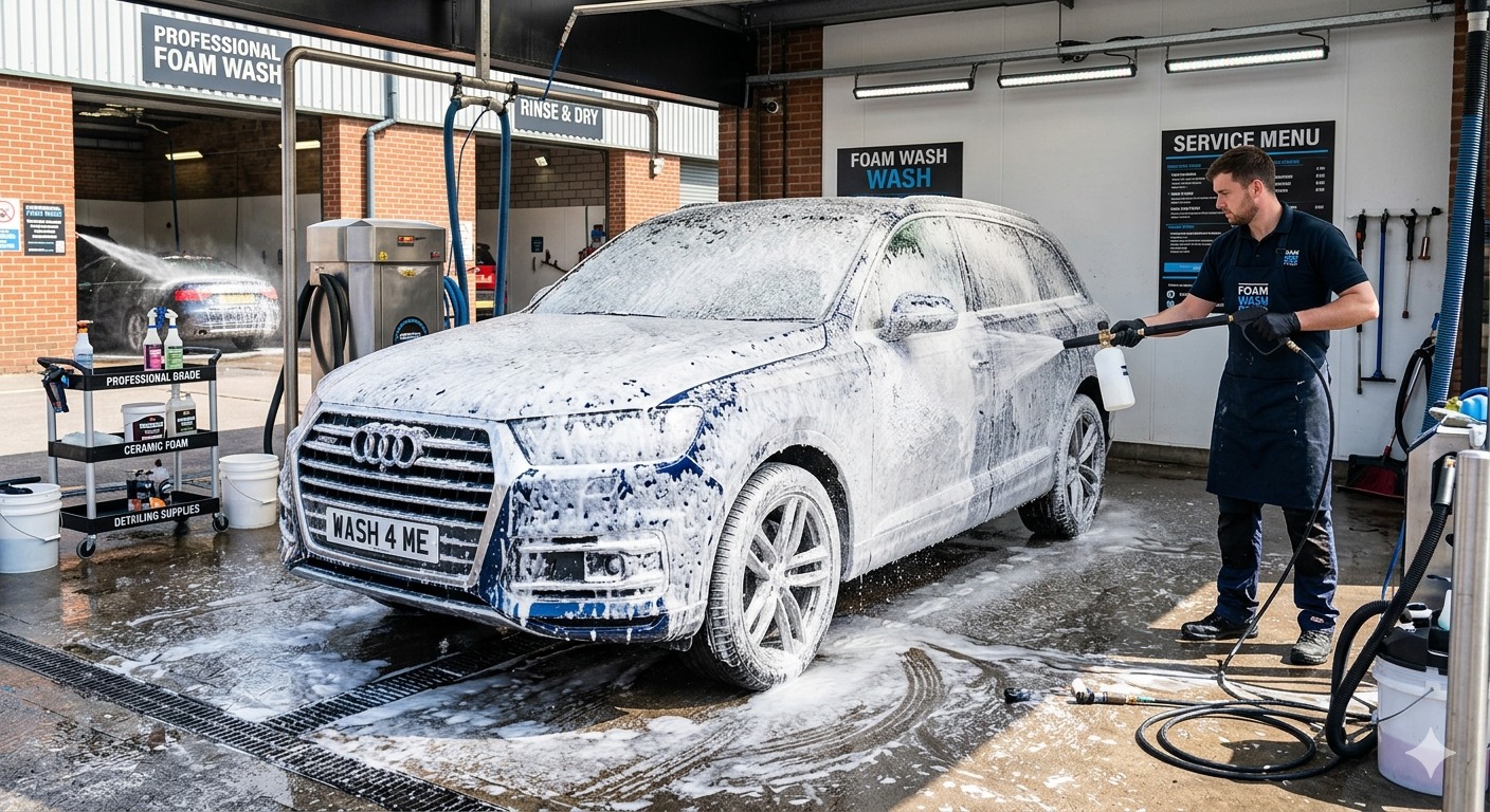 Professional car wash service